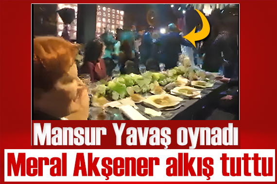 Mansur Yavaş oynadı, Meral Akşener alkış tuttu