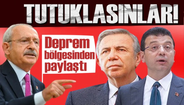 CHP'li başkanlar deprem bölgesinde! Kılıçdaroğlu paylaştı: Gelsinler, tutuklasınlar!