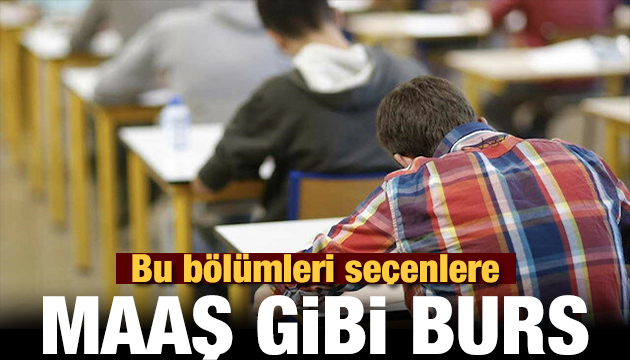 Bu bölümleri seçenlere maaş gibi burs!