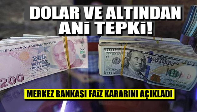 Merkez Bankası faiz kararını açıkladı