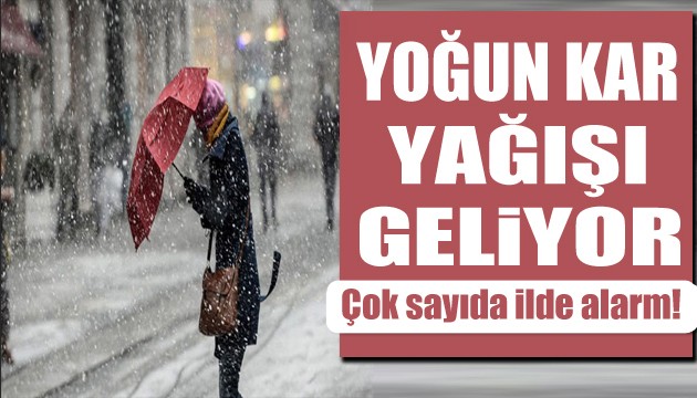 Meteoroloji bölge bölge uyardı: Yoğun kar yağışı geliyor!