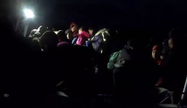 56 sığınmacı kurtarıldı
