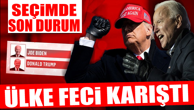 ABD de sular durulmuyor! Seçimde son durum