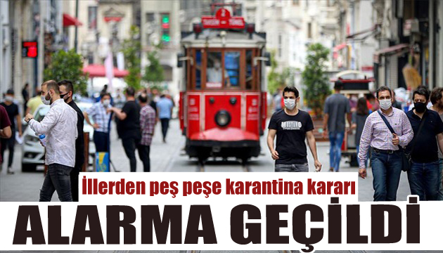 Vakalar arttı alarma geçildi!