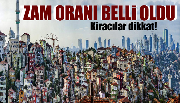 Haziran ayı kira zammı oranı belli oldu