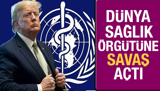 Trump Dünya Sağlık Örgütü ne savaş açtı