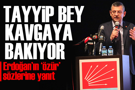 Özgür Özel den Erdoğan a tepki: Vatandaş görüyor!