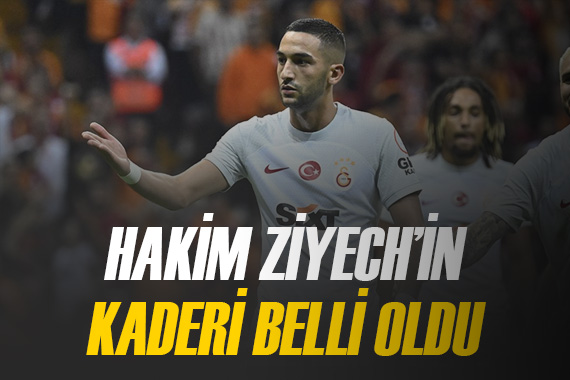 Galatasaray da Hakim Ziyech in geleceği belli oldu