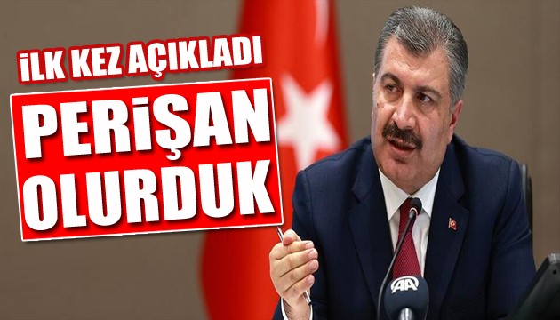 Bakan Koca'dan itiraf: Perişan olurduk
