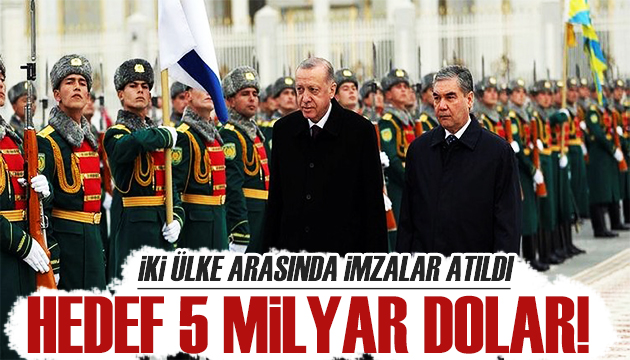 Cumhurbaşkanı Erdoğan: Hedef 5 milyar dolar!