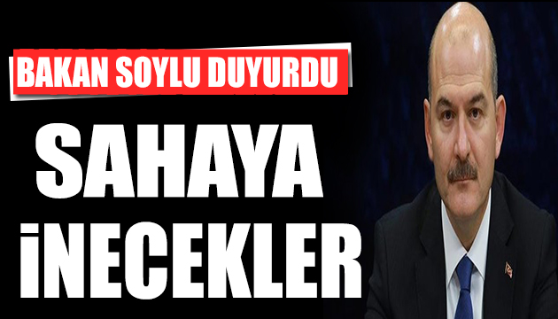 Bakan Soylu duyurdu: Eğitimleri biter bitmez sahaya inecekler