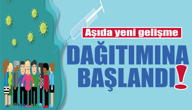 Koronavirüs aşısının dağıtımına başlandı