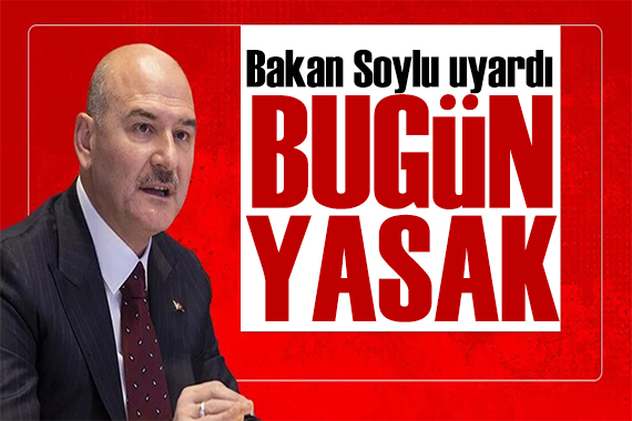 Bakan Soylu oyunu kullanırken uyardı: Bugün yasak