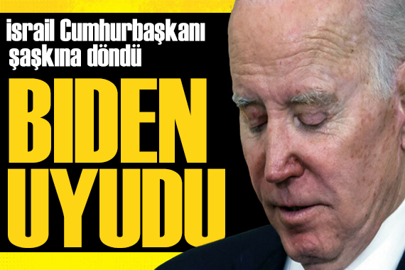 Biden açıklama yaptığı sırada uyudu! Salondakiler şaşkına döndü