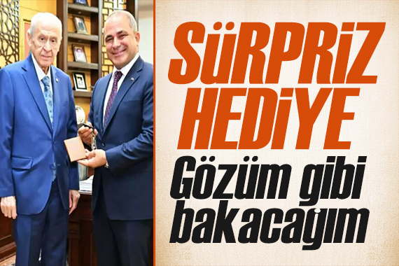 Devlet Bahçeli den Ali Uçak a dudak uçuklatan hediye