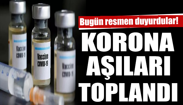 Koronavirüs aşısı için flaş hamle! Hepsi toplatıldı