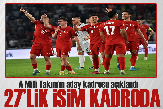 Atakan Karazor kadroda! A Milli Takım ın aday kadrosu belli oldu