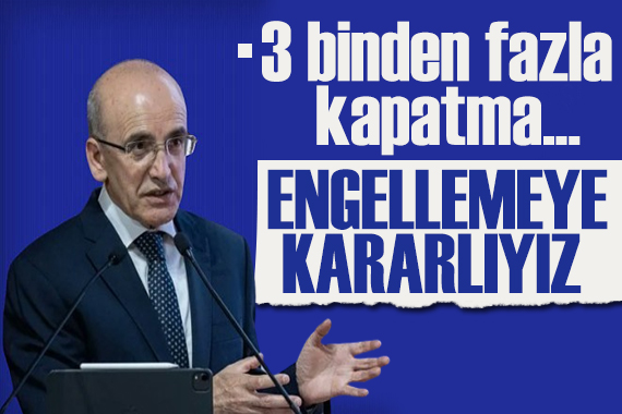 3 binden fazla sanal posa kapatma! Bakan Şimşek: Engellemeye kararlıyız