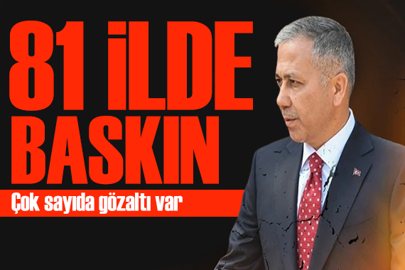 Bakan Yerlikaya duyurdu: Yılbaşı öncesi baskın!