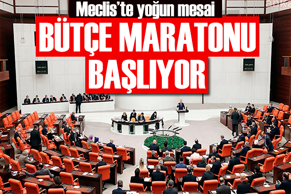 Meclis te yoğun mesai! Bütçe görüşmeleri başlıyor