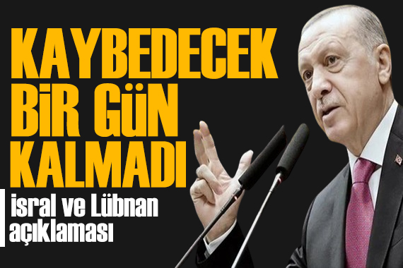 Erdoğan dan İsrail çıkışı: Terör örgütü gibi saldırılar düzenliyor