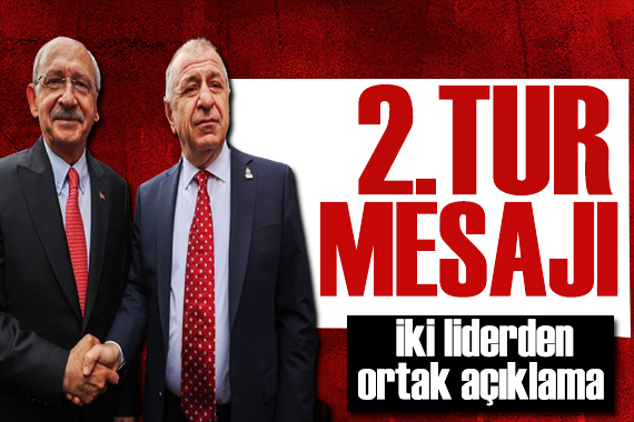 Ümit Özdağ ve Kılıçdaroğlu görüşmesi sona erdi! Kritik açıklama: 2. tur kararı!
