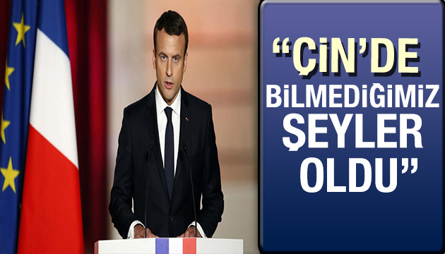 Fransa Cumhurbaşkanı Macron dan korona açıklaması