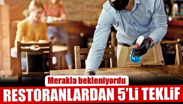 Restoran ve kafelerden 5 li teklif