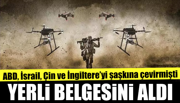 Türkiye de ilk! Silahlı Drone için