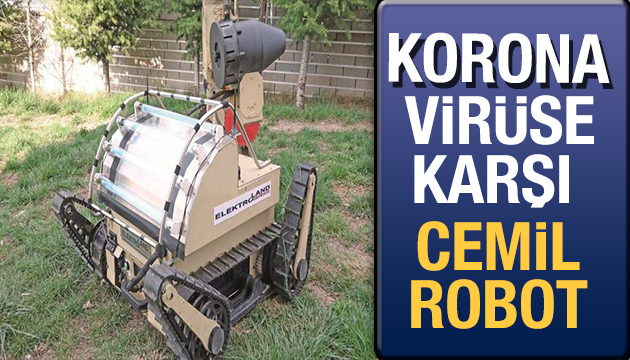 Korona virüse karşı  Cemil Robot 