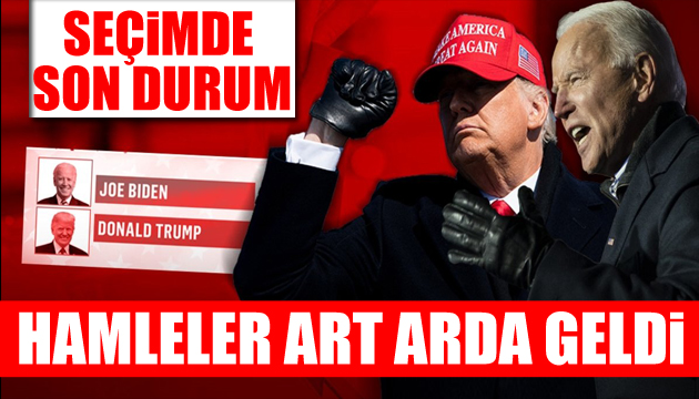 ABD de sular durulmuyor! Trump ve Biden dan art arda hamleler