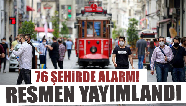 Mutasyon seferberliği! 76 şehirde alarm