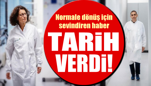 Uğur Şahin normale dönüş için tarih verdi