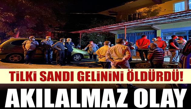 Tilki zannedip ateş açtı, gelinini öldürdü!