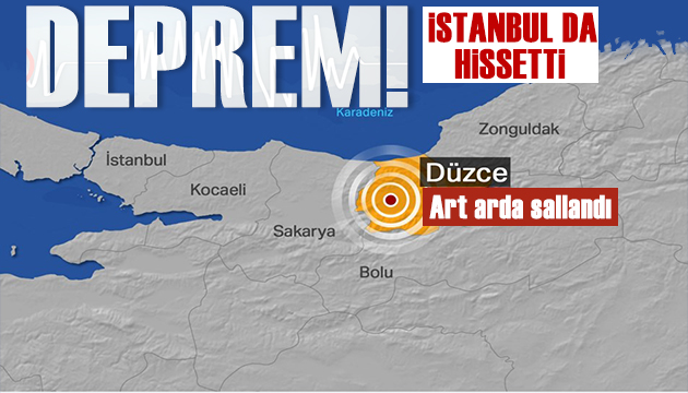 Marmara da korkutan deprem! 5.3 le sallandı