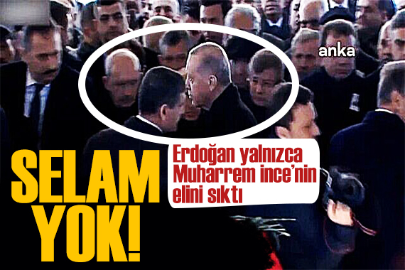 Erdoğan, Deniz Baykal ın cenaze töreninde: Yalnızca Muharrem İnce ile tokalaştı