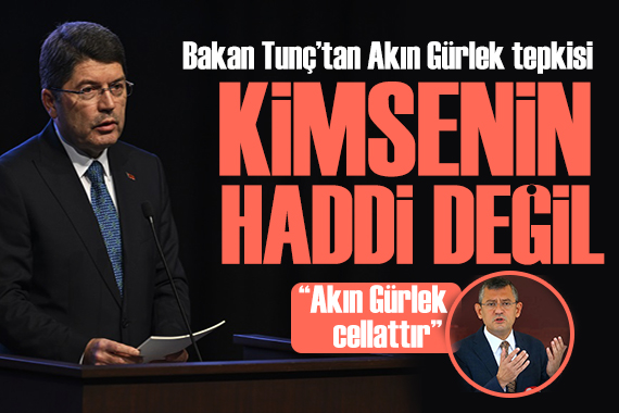 Bakan Tunç tan Özgür Özel e yanıt: Senin haddin değil!