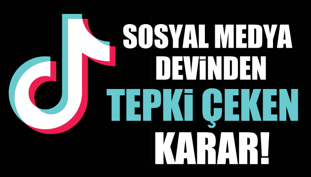 Sosyal medya devinden tepki çeken karar