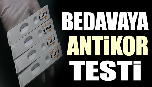Tanı konmayan hastaya ücretsiz antikor testi!
