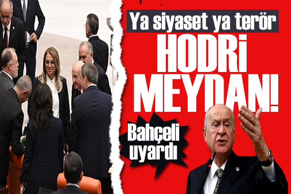 Bahçeli den  DEM  açıklaması: Ya siyaset ya terör!