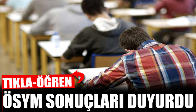 KPSS Ön Lisans sonuçları açıklandı