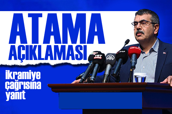 Bakan Tekin den atama açıklaması: Planlama yapacağız