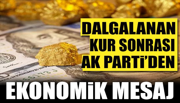 AK Parti Sözcüsü Ömer Çelik'ten ekonomi açıklaması