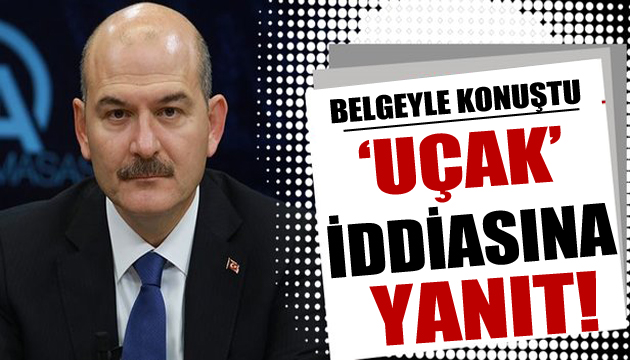 İçişleri nden Cumhuriyet gazetesinin  uçak  iddiasına yanıt