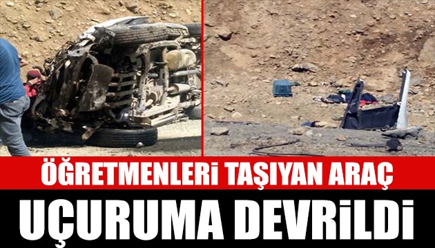 Hakkari'den acı haber: Bir araç uçuruma devrildi