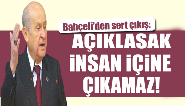 MHP lideri Bahçeli: HDP demek ihanet demektir!
