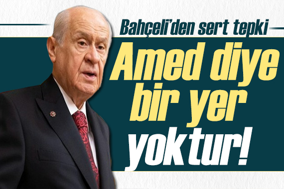 Bahçeli den tepki: Bizim için Amedspor diye bir şey yoktur!