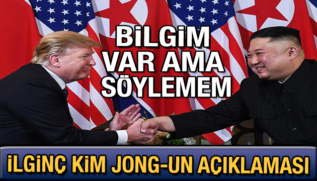 Trump tan ilginç Kim Jong-un yorumu