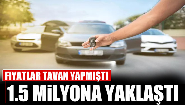 İkinci el otomobil pazarında fiyatlar tavan yaptı