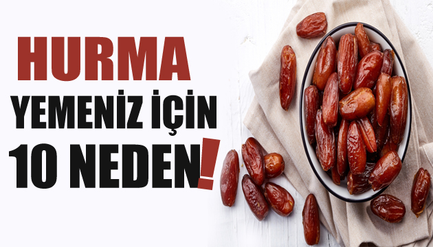 Hurma tüketmeniz için 10 önemli sebep